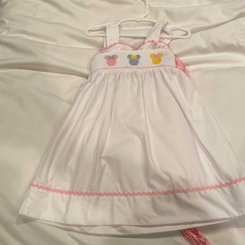 Smocked Auctions Mickey dress size 3